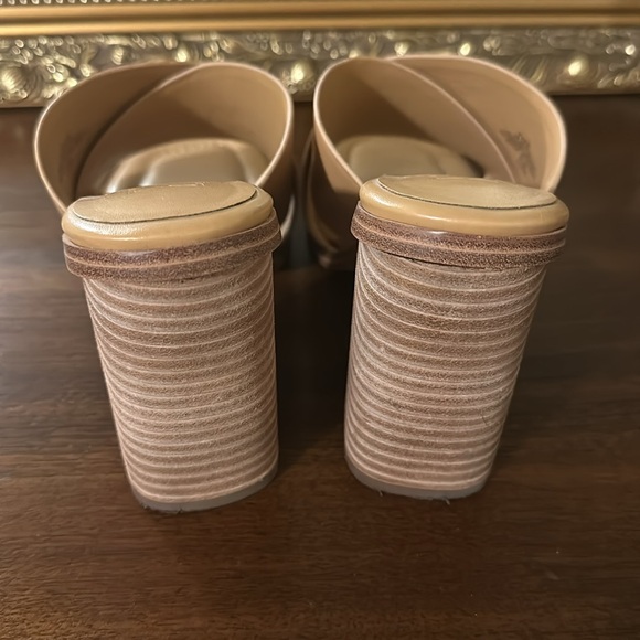 Marc Fisher Tan Block Heels - Picture 2 of 2